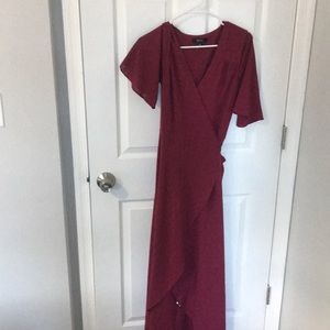 Wrap dress long